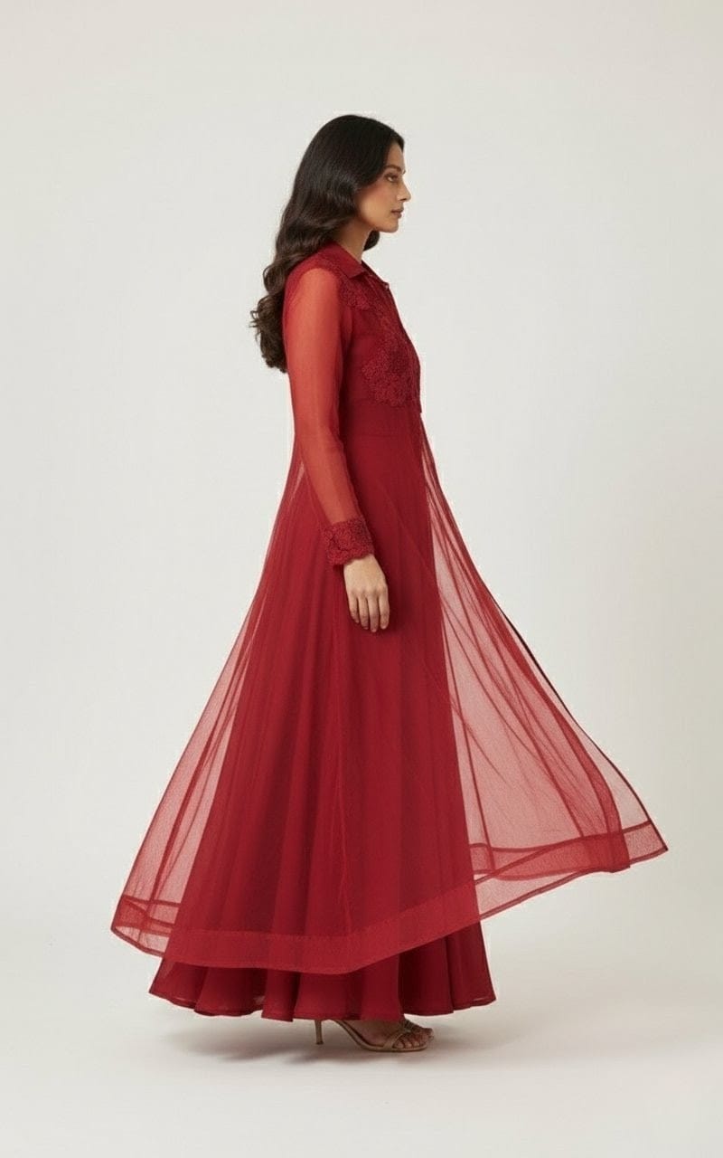 Moonlace Red Dress