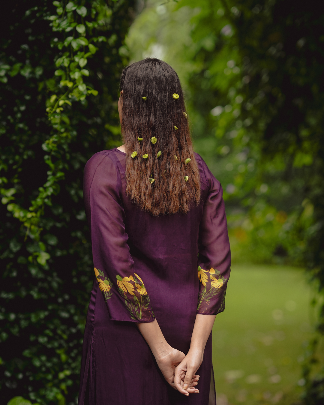 Tunic + Crop Top - Violet
