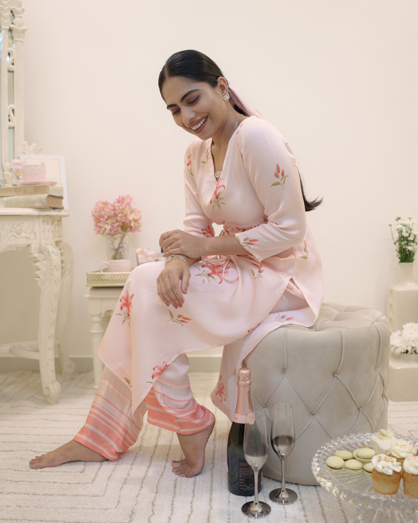 Tunic Pant Set - Pink