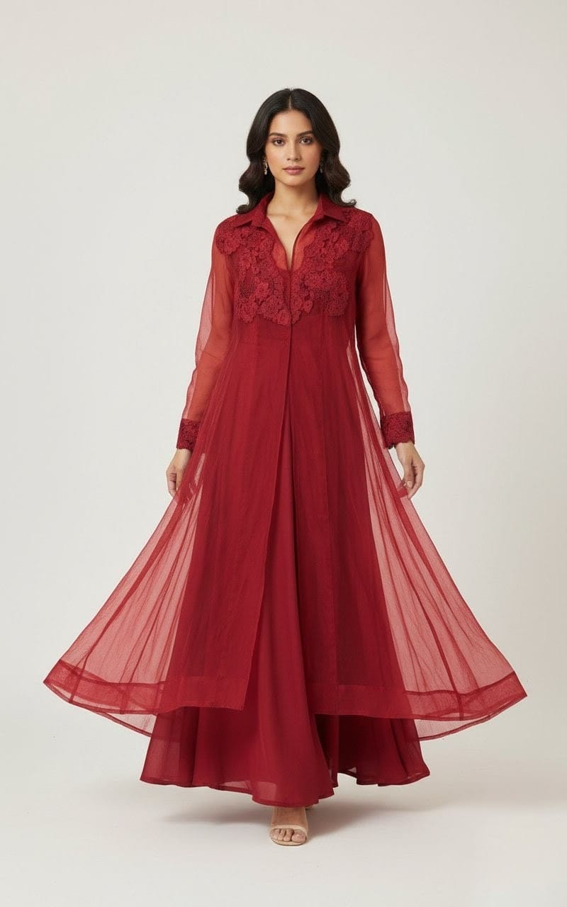 Moonlace Red Dress