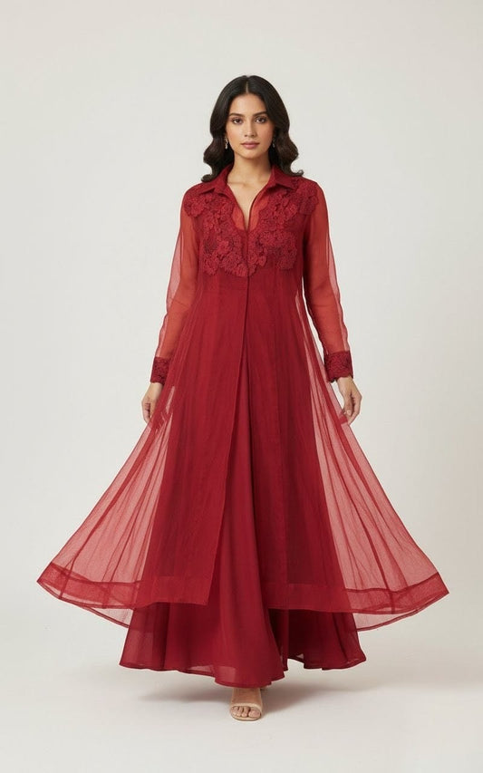 Moonlace Red Dress