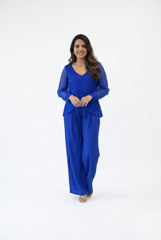 Moonlace Blue Cord set