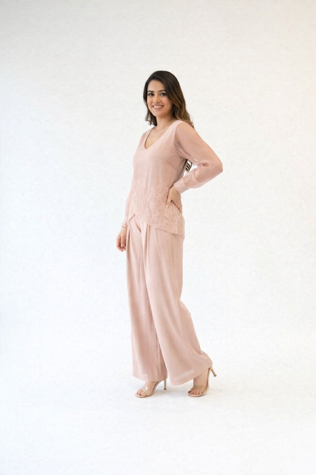 Moonlace Champagne Cord set