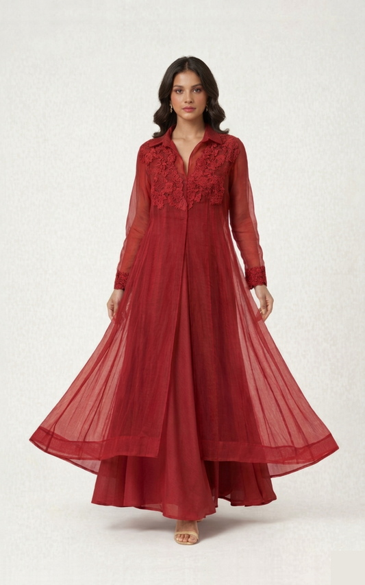 Moonlace Red Dress
